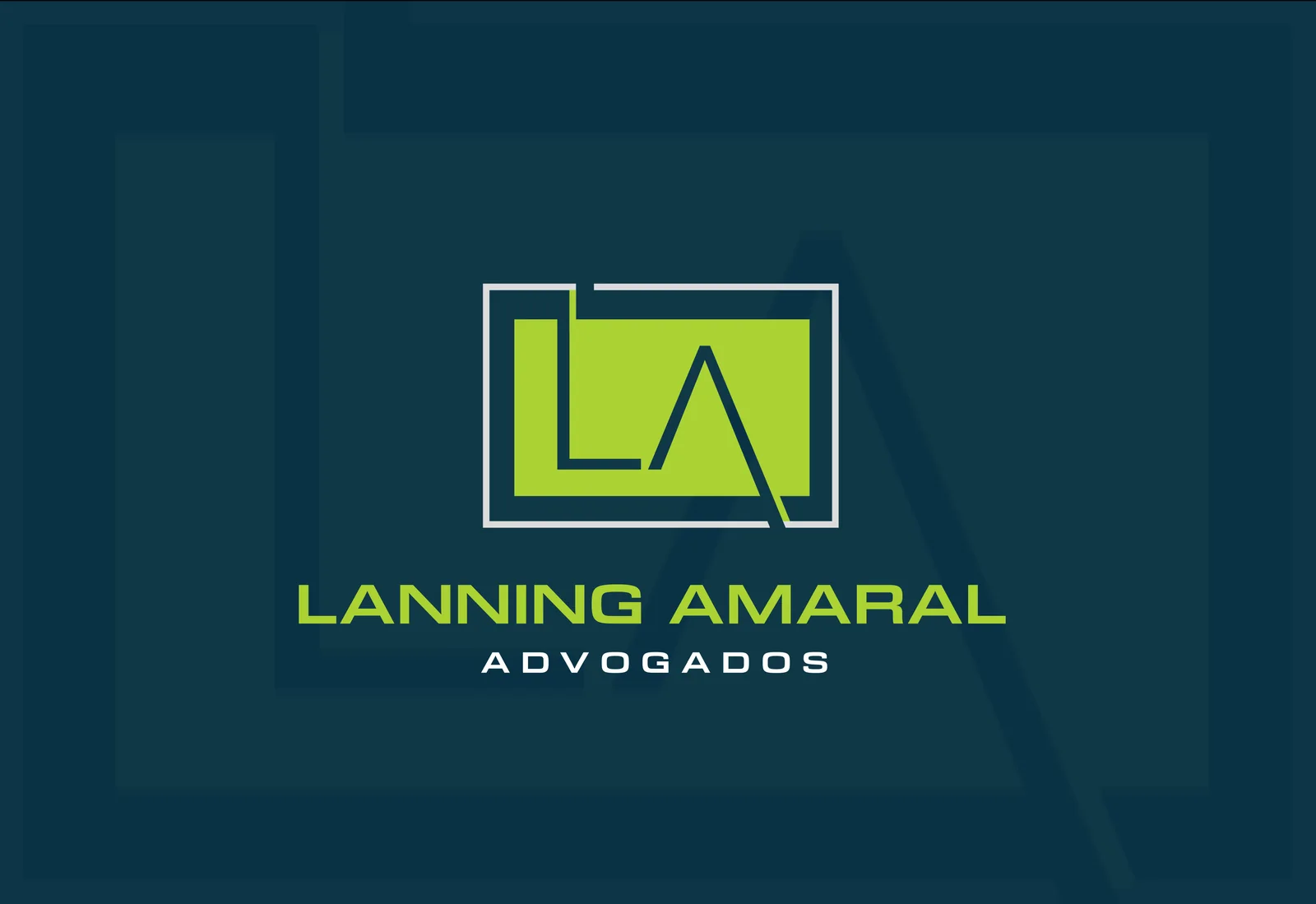 Identidade visual Lanning Amaral Advogados
